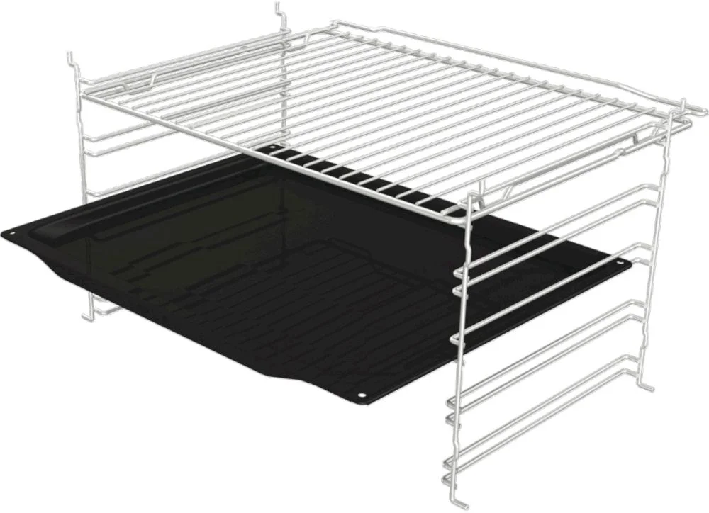 Духовой шкаф Gorenje BOB6737E01X (Essential / 77 л / до 300 °C / Нерж.+ чёрное стекло / AquaClean / PerfectGrill / съемные направляющие / А / IconLED)-4