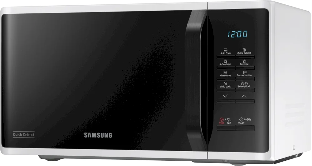 Микроволновая печь Samsung MS23K3513AW (23 л, 800 Вт, переключатели кнопки, дисплей, белый)-4