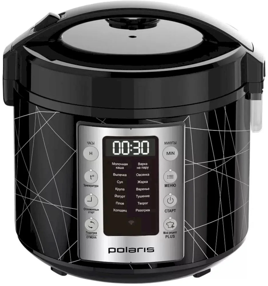 Мультиварка Polaris PMC 5020 Wi-Fi IQ Home (5 л / 750 Вт / 45 программ / поддержание тепла, отложенный старт / управление со смартфона)-0