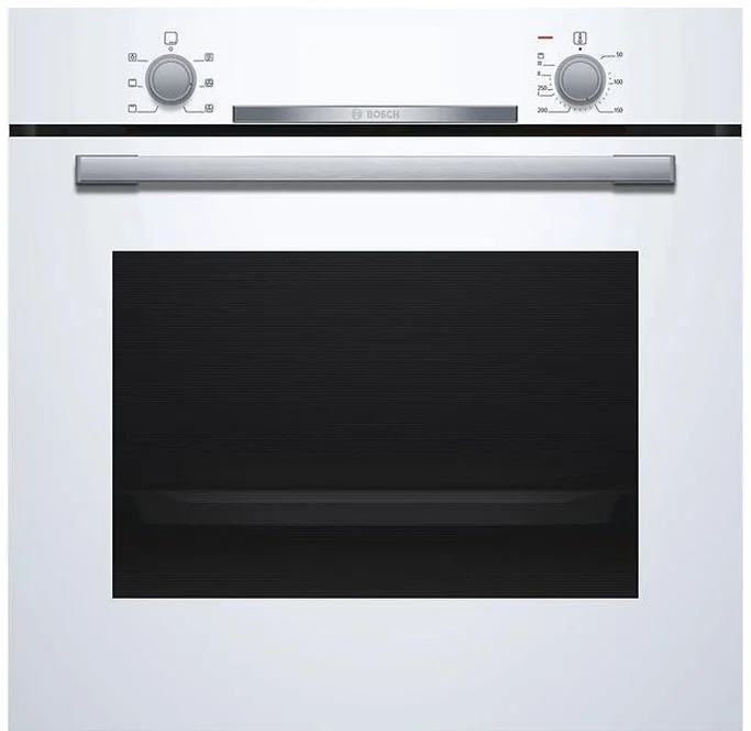 Духовой шкаф Bosch HBA530BW0S (Serie2 / 71 л / до 275 °C / Белое стекло / Гриль / съемные направляющие / EcoClean (задняя стенка) / A)-2