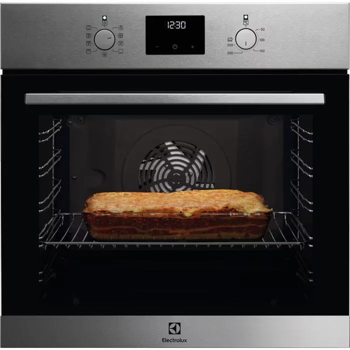 Духовой шкаф Electrolux EOF3C50TX (SurroundCook 600 / 72 л / до 275°C / Нерж.сталь / Катализ / телескоп. напр. (x1))-0