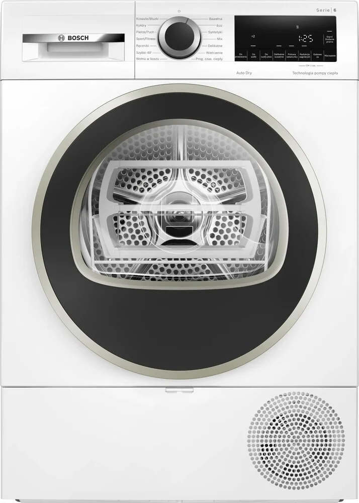 Сушильная машина с тепловым насосом Bosch WQG1417EPL (Serie6 / 61,3-64,8см / 9кг / AutoDry / EasyClean / DrainSet / AntiVibration Design / А+++)-0