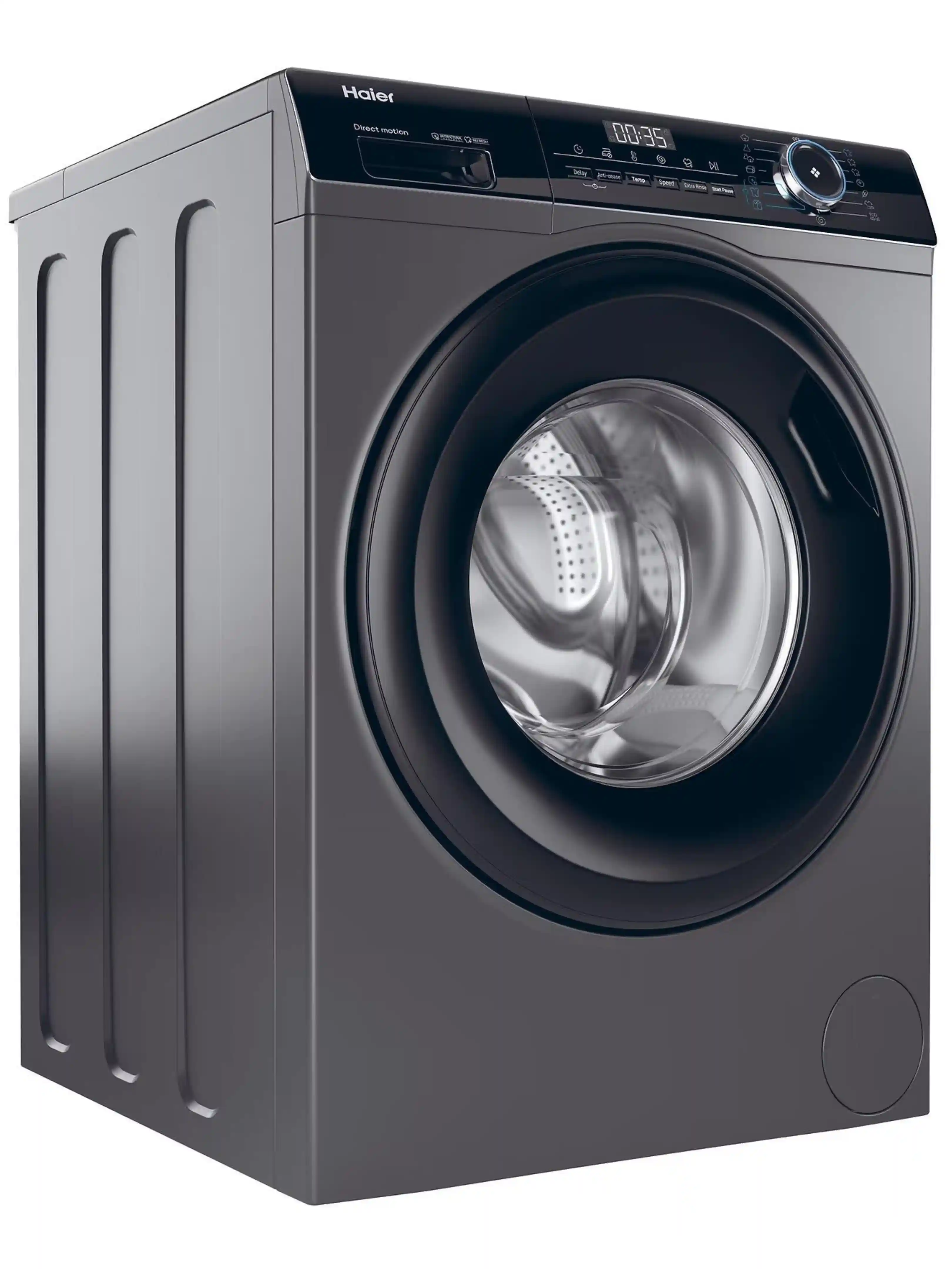 Стиральная машина Haier HW80-B14939S8 (I-Pro Serie3 / 62 см / 8кг / 1400об / пар / Direct Motion / A+++ / Антрацит)-2