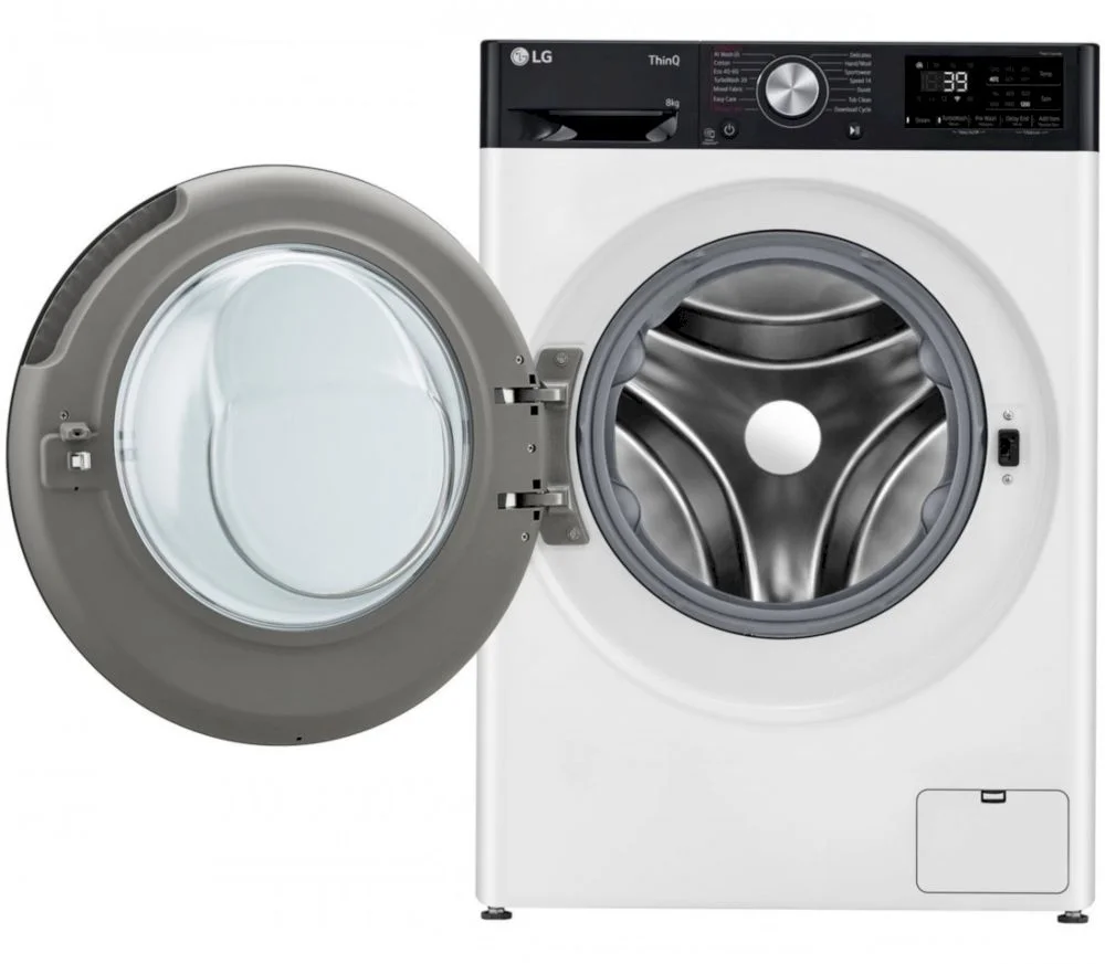 Стиральная машина LG F2WR708S2H (47.5см / 8кг / 1200об / пар / добавление белья / AI DD ™ / TurboWash™ 360˚ / Wi-Fi / Inverter Direct Drive / A+++)-4