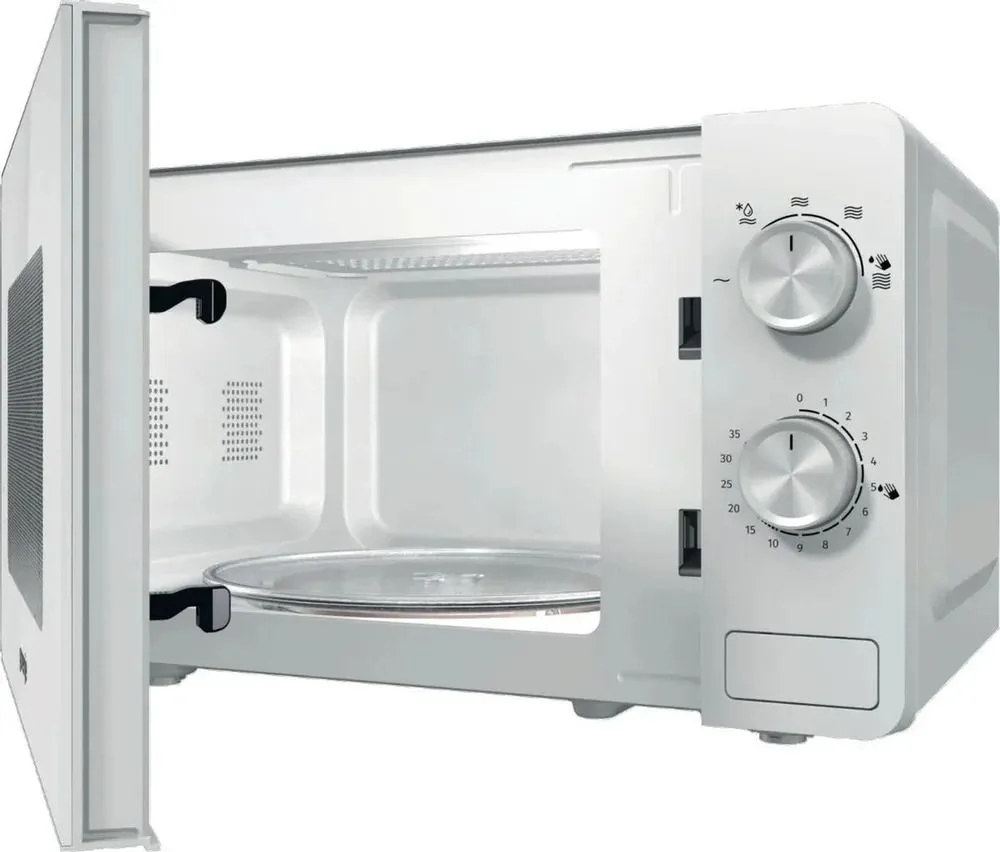 Микроволновая печь Gorenje MO20E1W2 (Essential / 20 л, 800 Вт, переключатели поворотный механизм, белый)-3