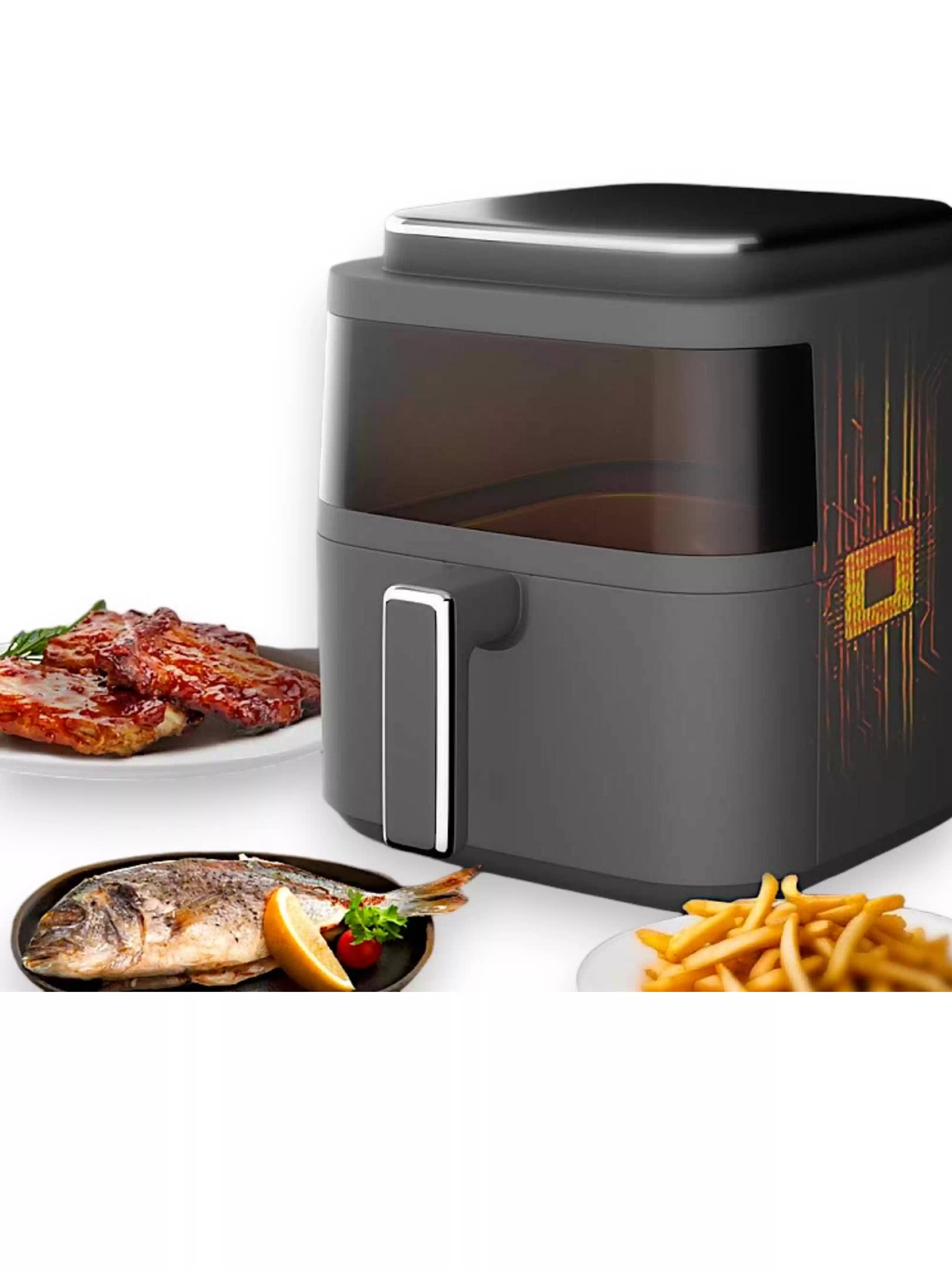 Аэрогриль Редмонд AG1901 (1400 Вт, 6 л, упр. - сенсорное, программ - 12, таймер на - 60 мин)-8