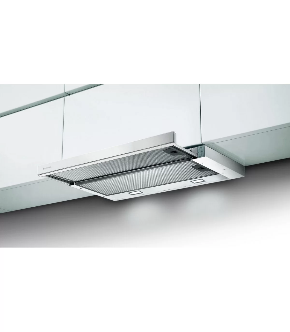 Вытяжка телескопическая Faber Flexa NG Glass LUX WH A60 (420 м³/ч / 125 Вт / LED освещение 2x4 Вт / ширина - 59.8 см / белое стекло)-0