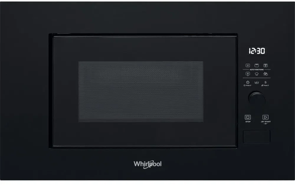 DSP Микроволновая печь встраиваемая Whirlpool WMF200G NB (Чёрная / 20 литров / ширина - 59,4 см / 800 Вт / Гриль - 1000 Вт / JetDefrost 3D)-0
