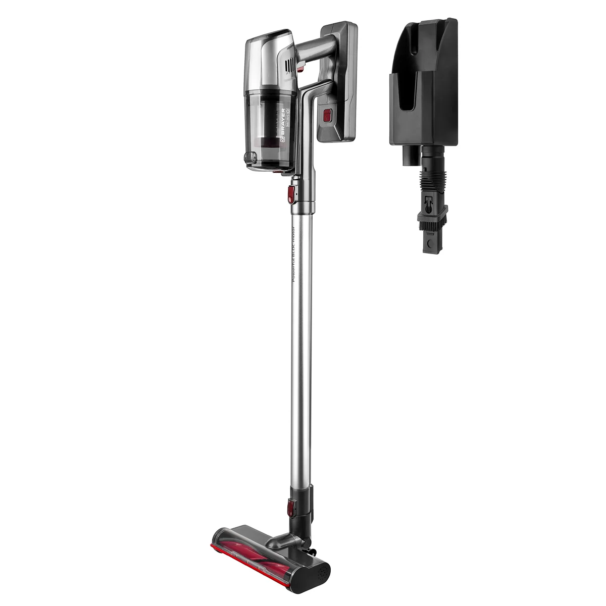 Пылесос вертикальный Brayer BR4265 (350 Вт / 25 кПа, контейнер 0,5 л, уборка: сухая, время работы до 40 мин)-0