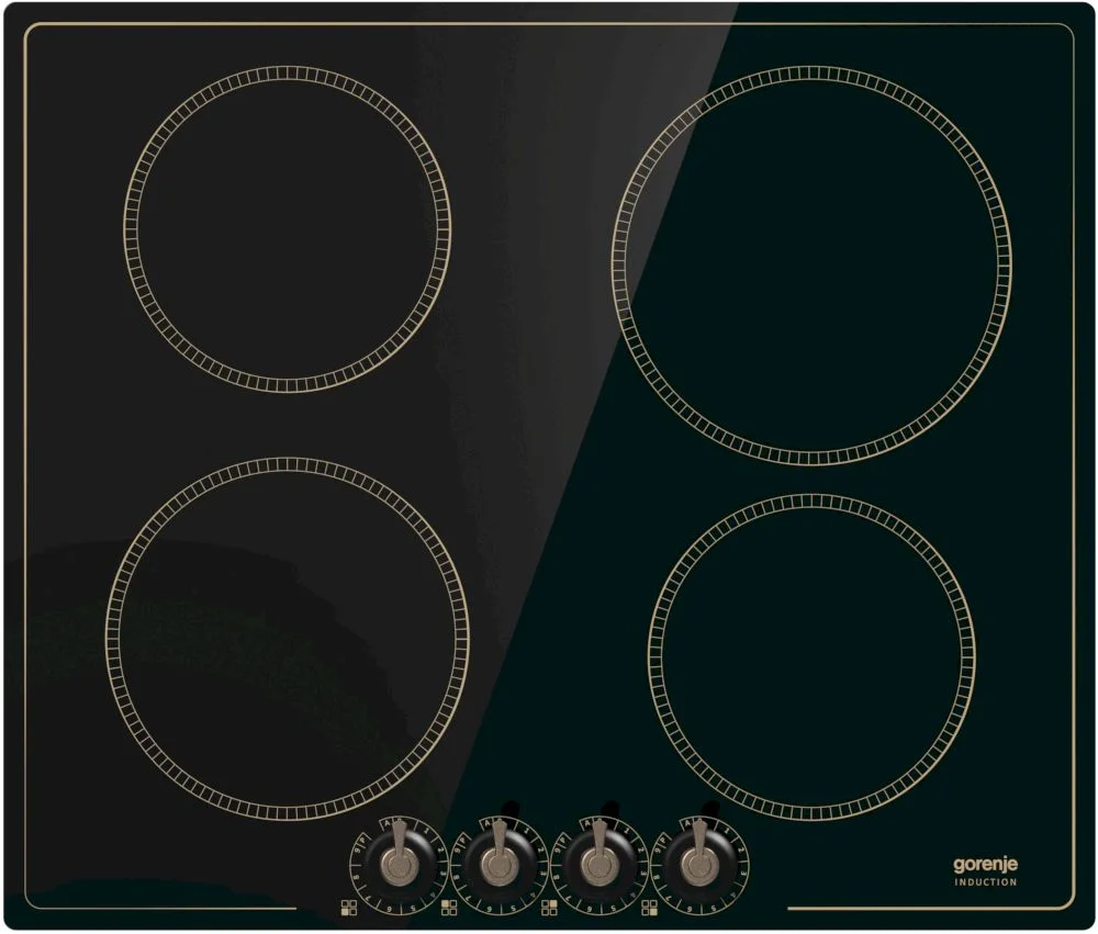 Поверхность индукционная Gorenje IK640CLB (Classico / черный / стеклокерамика / BoilControl)-0