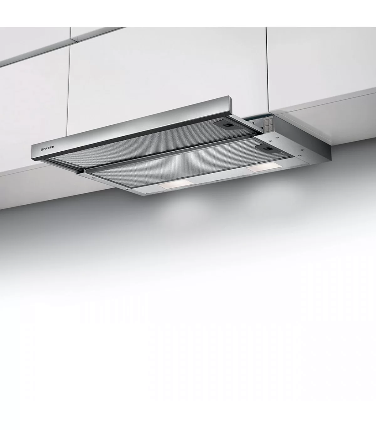 Вытяжка телескопическая Faber Flexa NG Hip AM/X A50 (420 м³/ч / 140 Вт / LED освещение 2x4 Вт / ширина - 49.8 см / нерж. сталь)-0