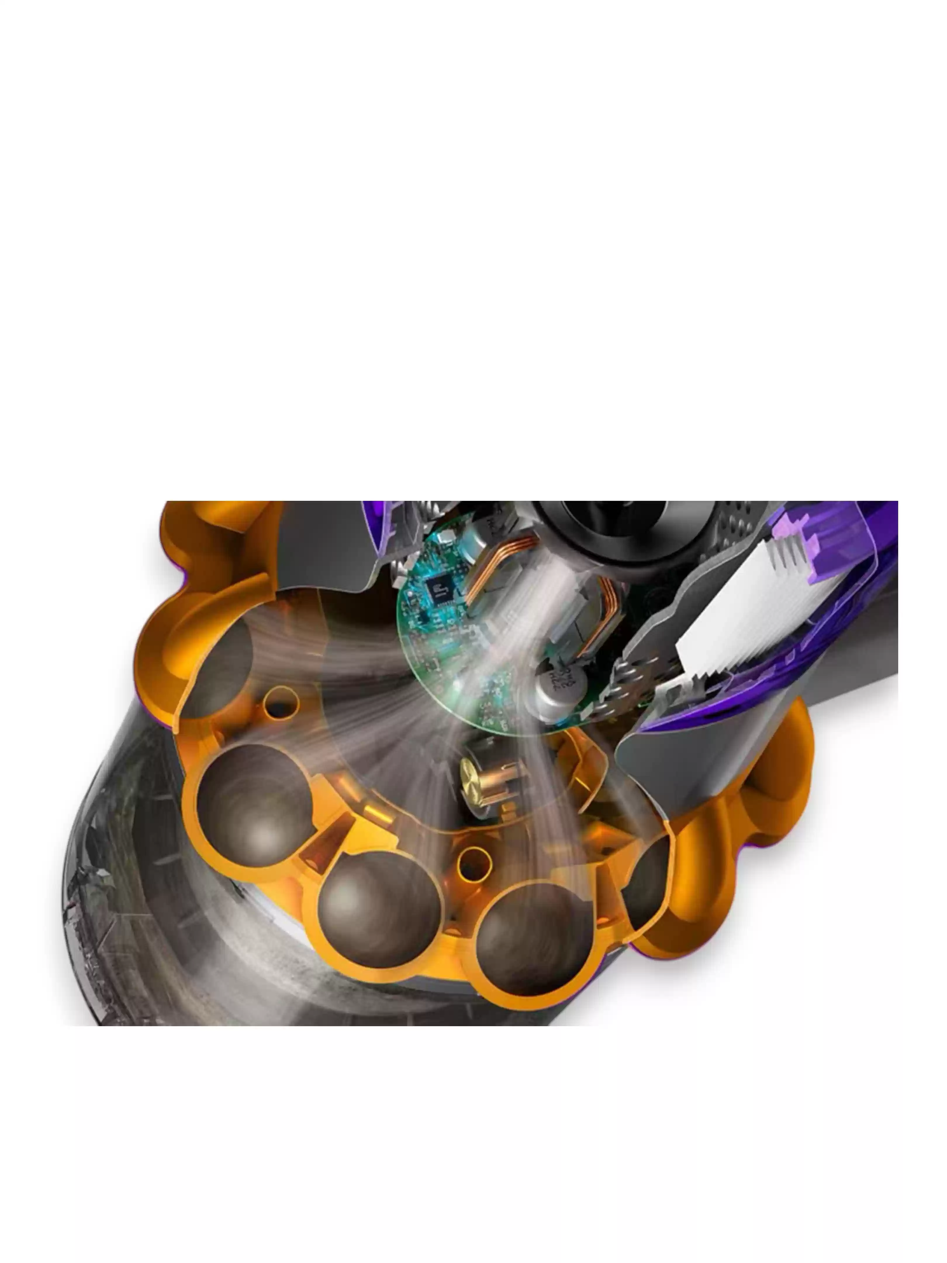 Пылесос Dyson V15s Detect Submarine EU, yellow/nickel (448798-01)-7