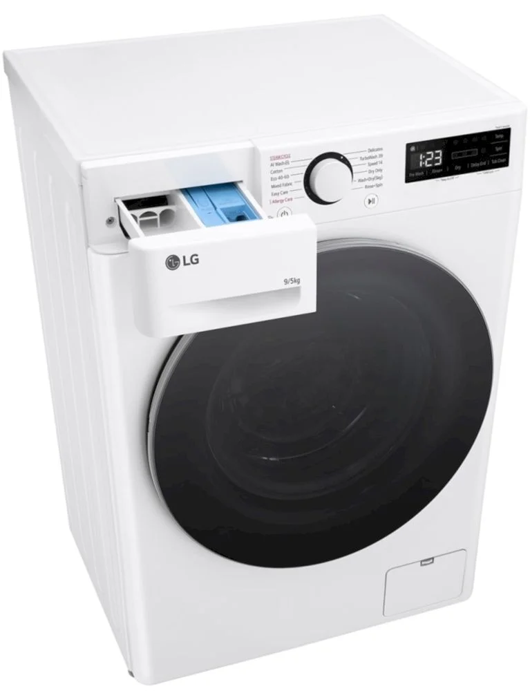 Стирально-сушильная машина LG F2DR509S1W (47.5см / 9кг / 5кг / 1200об / пар / добавление белья / AI DD / TurboWash™360 / Inverter Direct Drive / A+++)-8