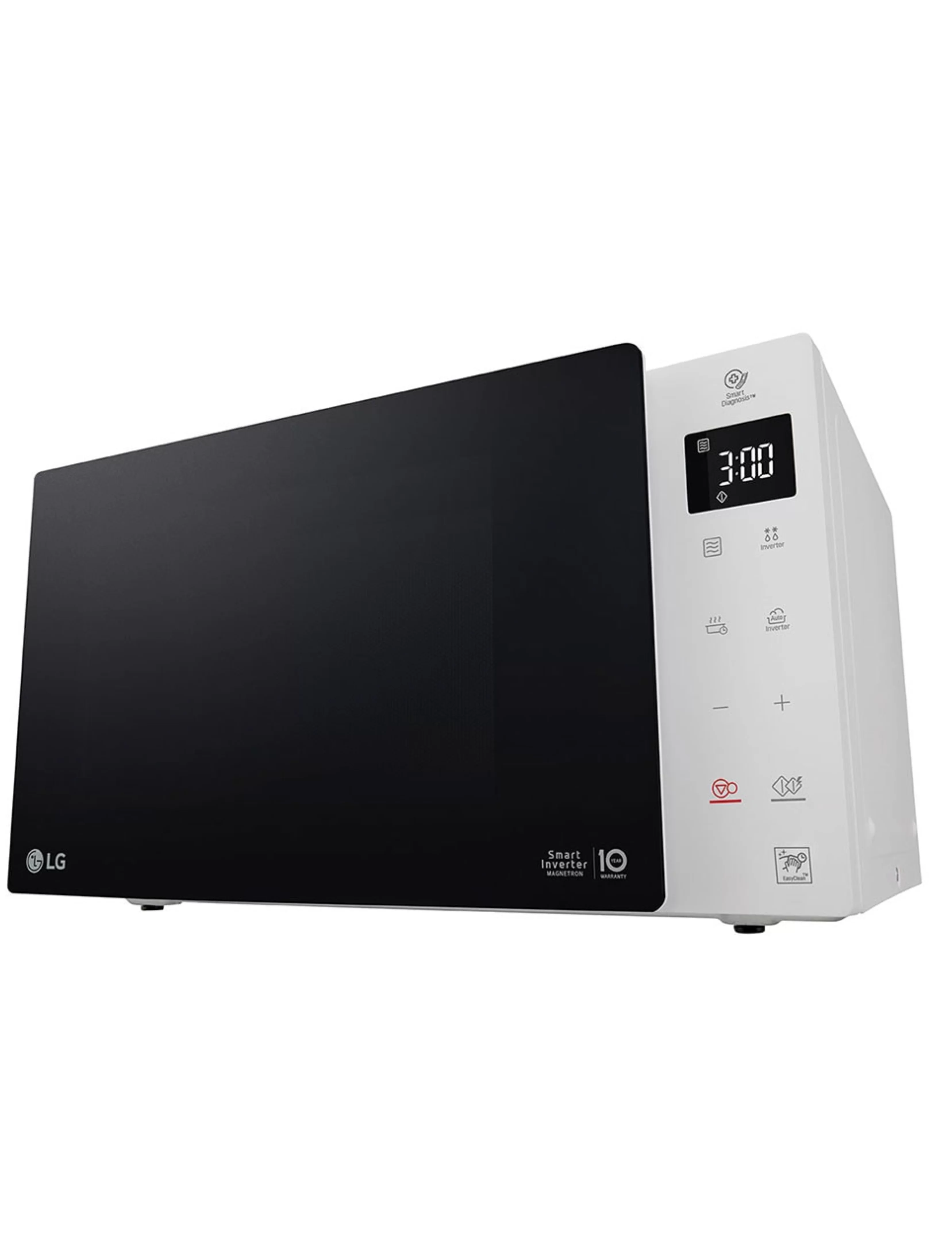 Микроволновая печь LG MS23NECBW (23 л, 1150 Вт, переключатели сенсор, белый/черный, EasyClean, Smart Inverter)-4