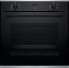 Духовой шкаф Bosch HQA534BB3 (Serie4 / 71 л / до 275 °C / Чёрное стекло / Гриль / телескоп. направляющие(x1) / EcoClean Direct / SoftClose / A+)-0