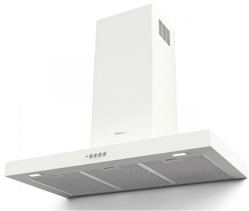 Вытяжка каминная Faber STILO COMFORT WH MATT A60 (690 м³/ч / 250 Вт / LED освещение 2 x 3 Вт / ширина - 59.8 см / Матовая белая)-0