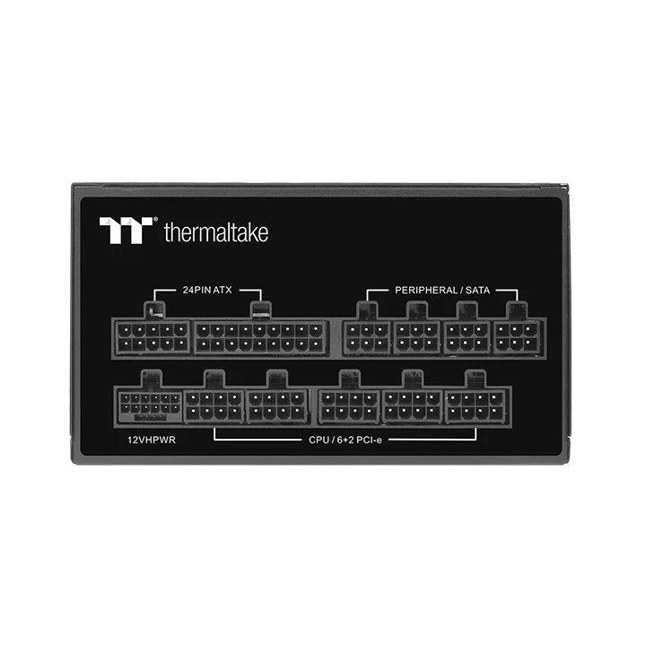 Блок питания Thermaltake 1050W Toughpower GF A3 модульный (80+ Gold, 20+4 pin, 2x 4+4 pin CPU, 12VHPWR, 5x 6+2 pin PCI-E, Smart Zero Fan, 120mm Fan)-1