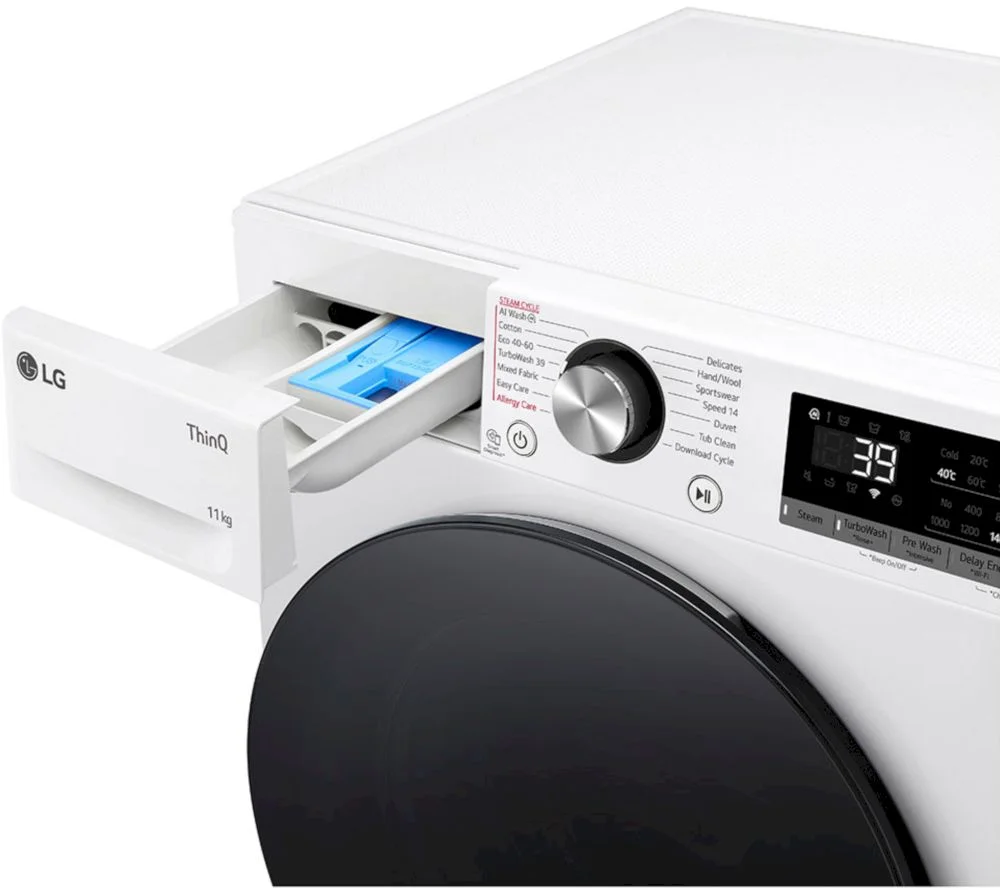 Стиральная машина LG F4WR711S2W (56,5см / 11кг / 1400об / пар / AI DD / Steam / ThinQ(Wi-Fi) / Inverter Direct Drive / A+++)-4