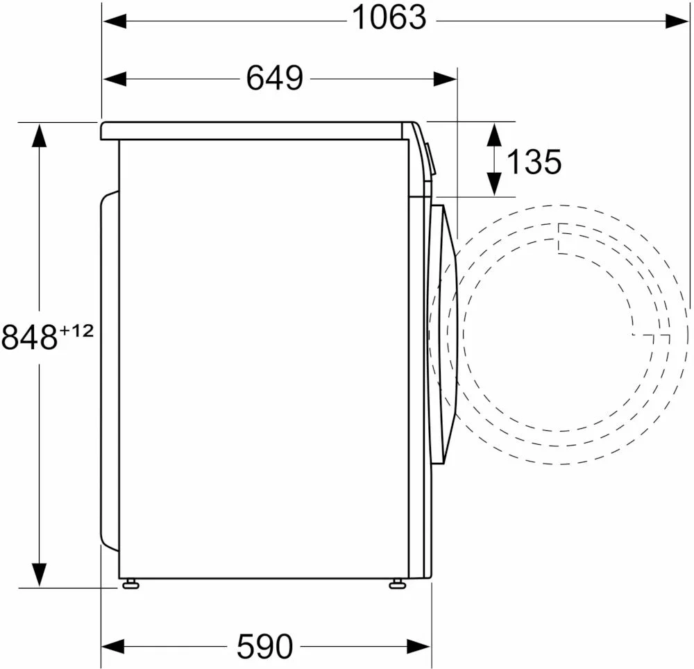 Стирально-сушильная машина Bosch WNA13401PL (Serie4 / 59-63см / 8/5кг /1400об / пар /SpeedPerfect / ActiveWater Plus / EcoSilence Drive / A+)-7