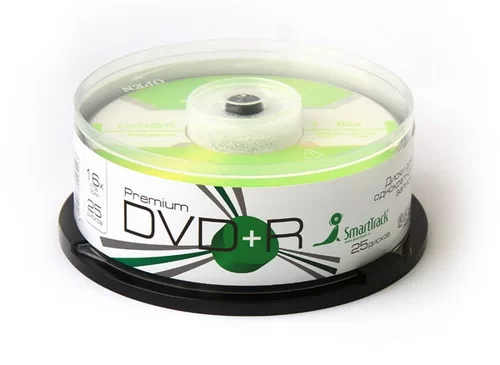 Диск DVD+R Smart Track / 4,7Gb/120мин / 16X / CB-25 (BOX25)-0