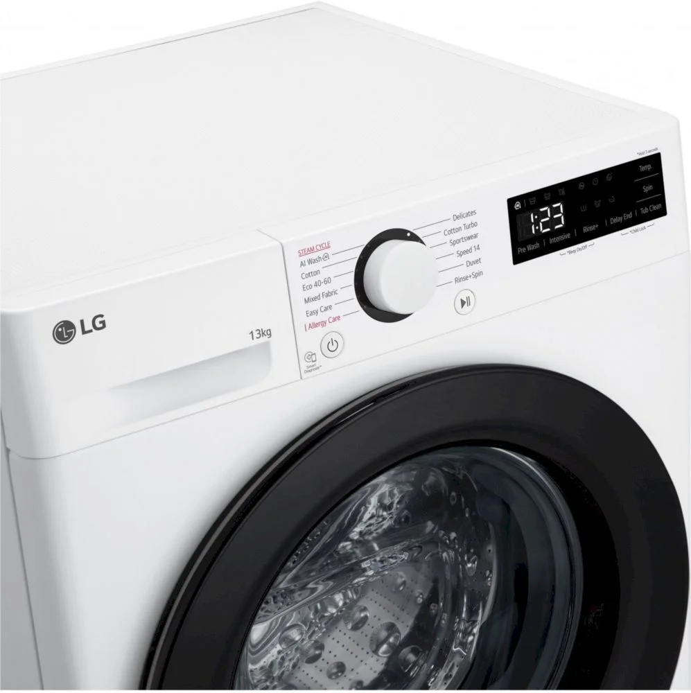 Стиральная машина LG F4WR513SBW (61.5см / 13кг / 1400об / пар / AI DD / AI Wash / Smart Diagnosis / Inverter Direct Drive / A+++)-2