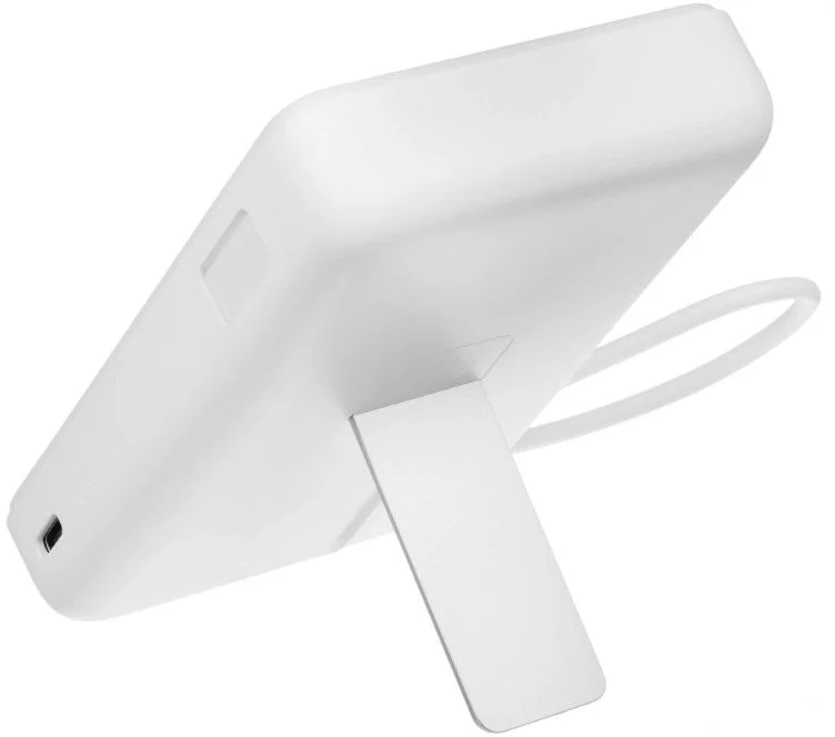 Портативная батарея Xiaomi Magnetic Power Bank with Built-in Stand 10000mAh, встроенный кабель, бежевая (BHR08PBGL)-1