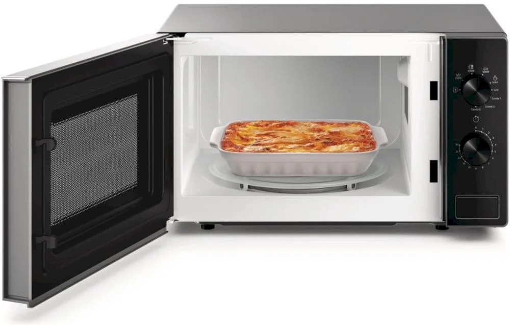 Микроволновая печь Whirlpool MWP 103 B (20 л, 700 Вт, переключатели поворотный механизм, гриль, черный)-2