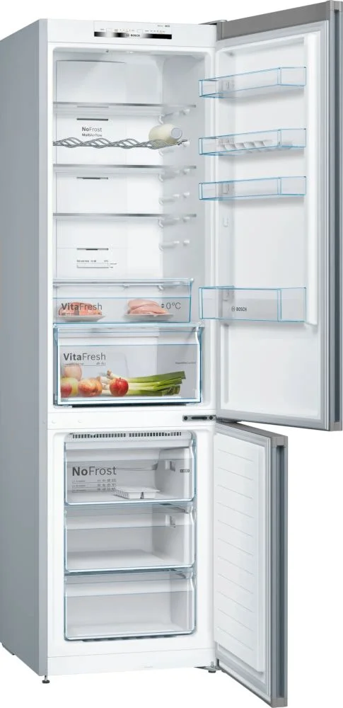 Холодильник Bosch KGN39VLEB (Serie4 / Объем - 368 л / Высота - 203см / A+ / Нерж.сталь / VitaFresh / Perfect Fit / NoFrost)-0