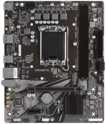 Материнская плата GIGABYTE H610M K V2 2xDDR5 /LGA 1700, Intel H610, 2xDDR5, 1xM2, 2xSATA, HDMI, Micro-ATX/-0