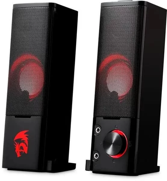 Колонки 2.0 Redragon Orpheus / 6W / USB-питание / RGB-подстветка / Чёрный / корпус - пластик-0