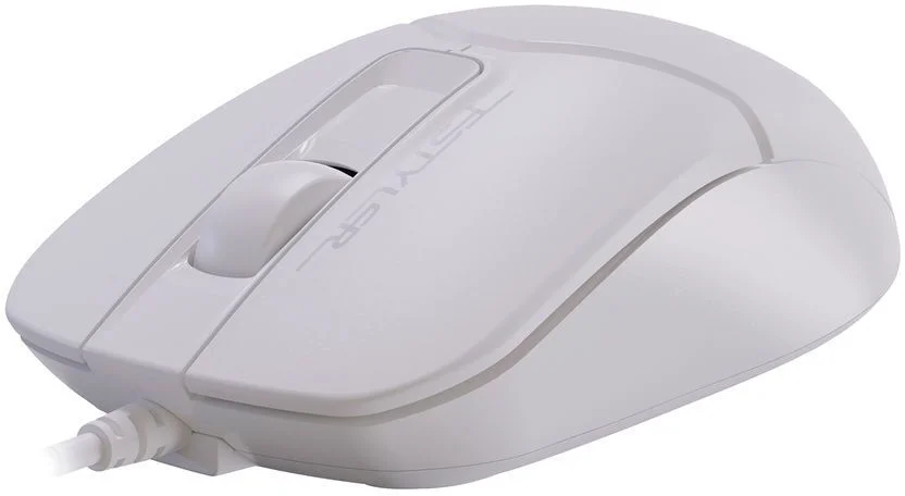 Мышь A4Tech Fstyler FM12S, оптическая (1200dpi), проводная, бесшумная, белая-0