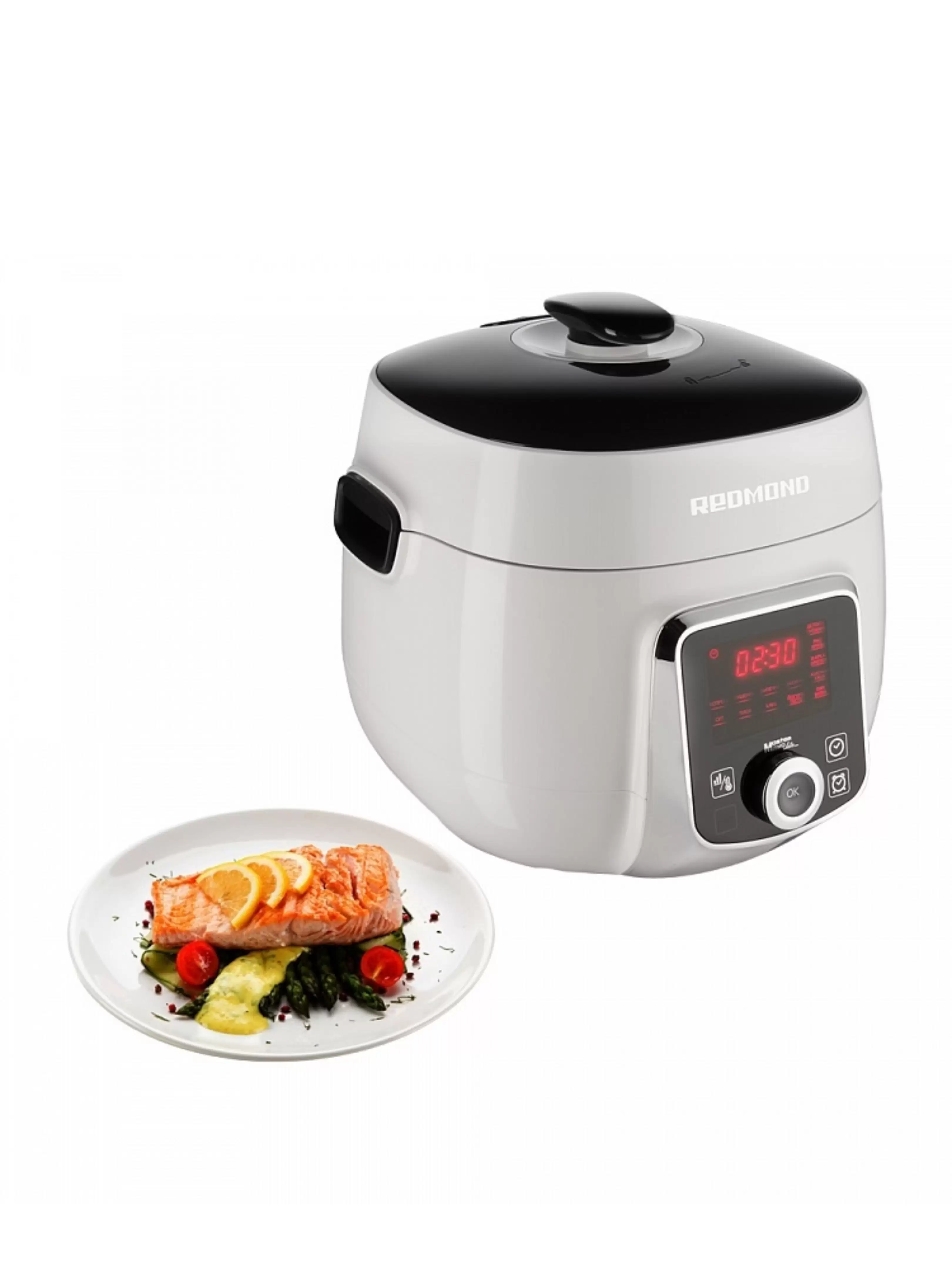 Мультиварка-скороварка Redmond RMC-P470 (5 литров / 1000 Вт / 13 программ / сенсор / поддержание температуры, отложенный старт)-7