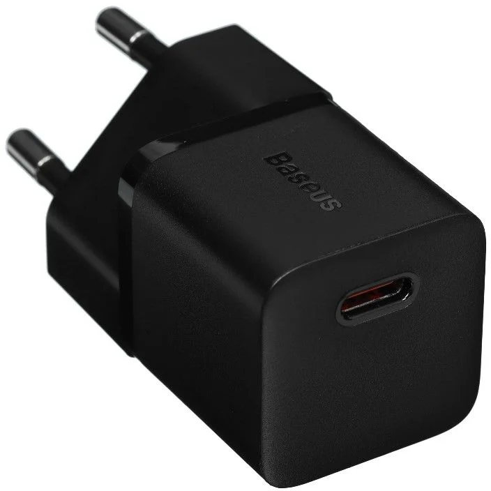 Сетевое зарядное устройство Baseus GaN5 mini (Type-C/3A/25W/QC), Черное-0