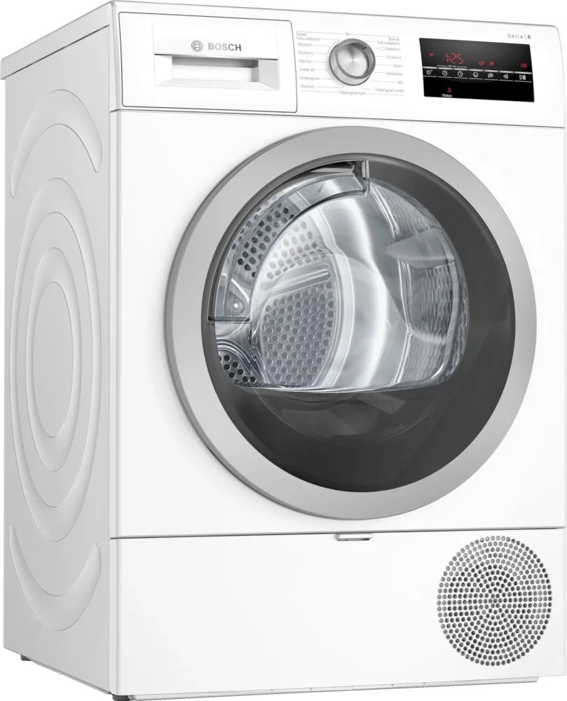 Сушильная машина с тепловым насосом Bosch WTR86T9BSN (Serie6 / 61,3см / 9 кг / AutoDry / EasyClean / SensitiveDrying / AntiVibration Design / А++)-0