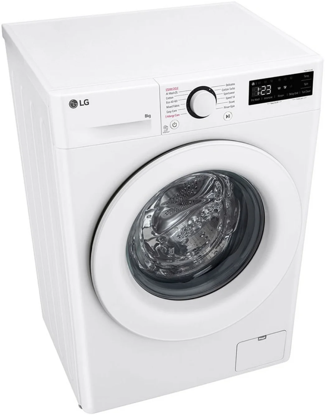 Стиральная машина LG F2WR508SWW (47.5см / 8кг / 1200об / пар / добавление белья / AI DD™ / Steam™ / А+++)-7