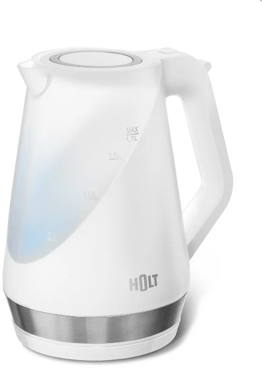 Чайник HOLT HT-KT-022 (2200Вт / 1,7л / пластик/ белый)-0
