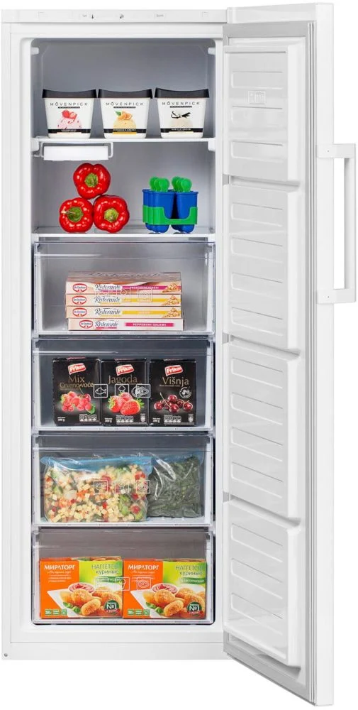Морозильная камера Beko RFSK215T01W (Объем - 215 л / Высота - 150 см / А / Белый / статическая система)-2