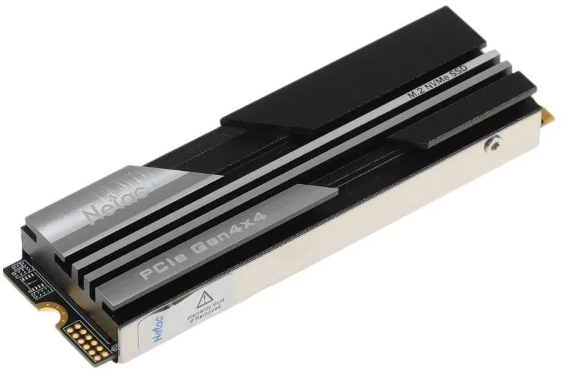 Жесткий диск SSD M.2 2 ТБ Netac NV5000 с радиатором NVMe PCI-E 4.0 x4, TLC, R5000/W4400 МБ/с, 2280, 1400 TBW (NT01NV5000-2T0-E4X)-0