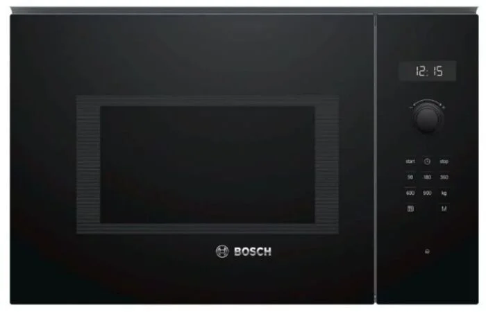 Микроволновая печь встраиваемая Bosch BEL524MB0 (Serie6 / черный / 20л / ширина - 59,4 см / 800Вт / гриль / AutoPilot8)-0