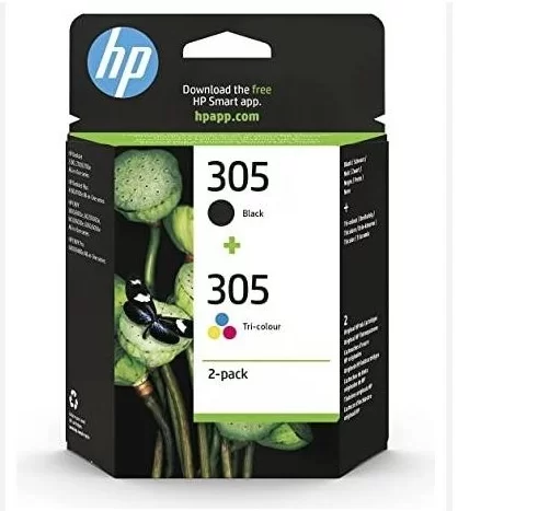 Картридж HP 6ZD17AE  №305 для HP 2320/2710/2720 набор черный 120 страниц / цветной 100 страниц-0