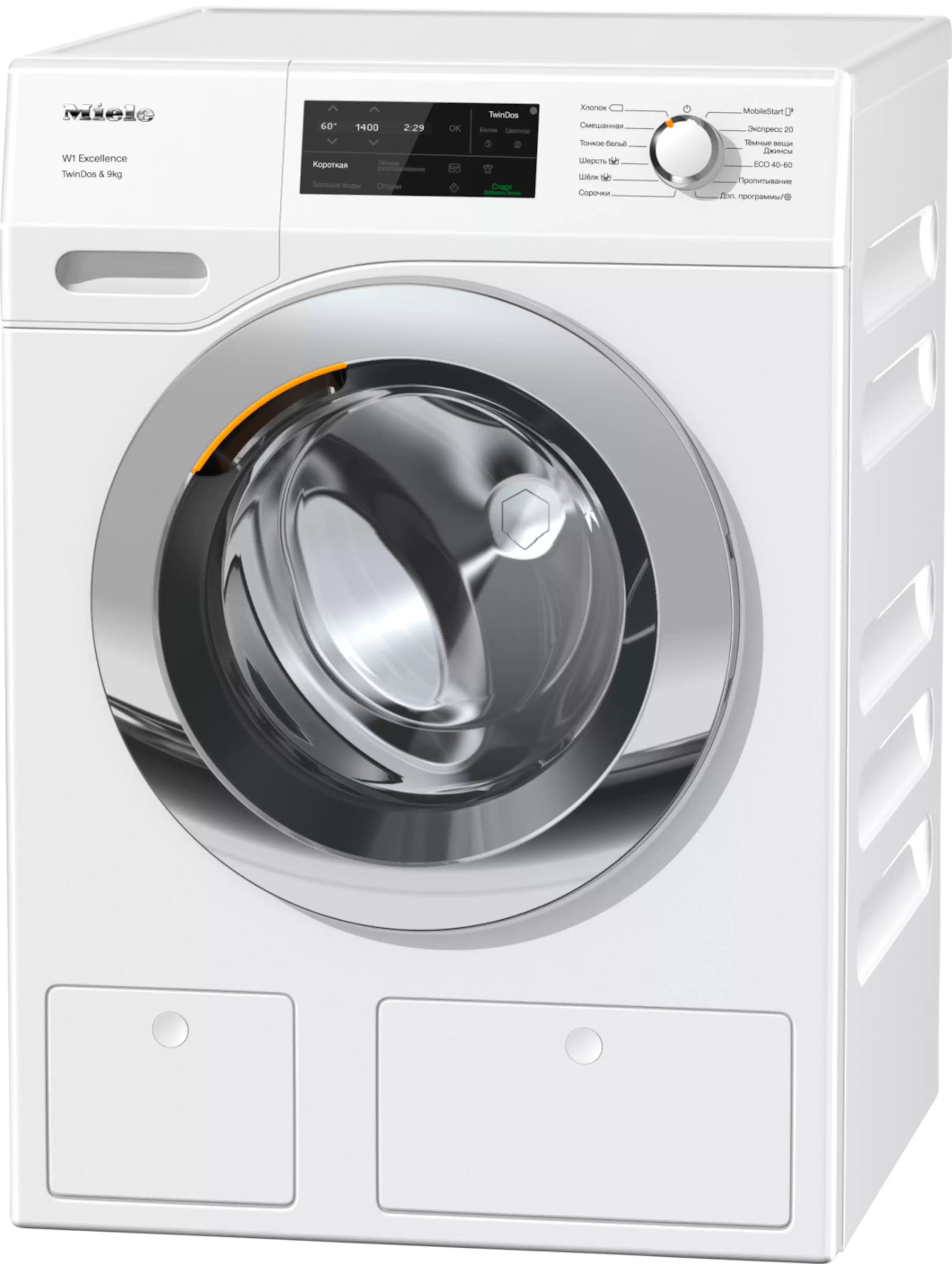 Стиральная машина Miele WEG675 WCS EU1 TDos (W1 / 63,6 см / 9кг / 1400об / TwinDos / CapDosing / Miele@home / ProfiEco Motor / A+++)-1
