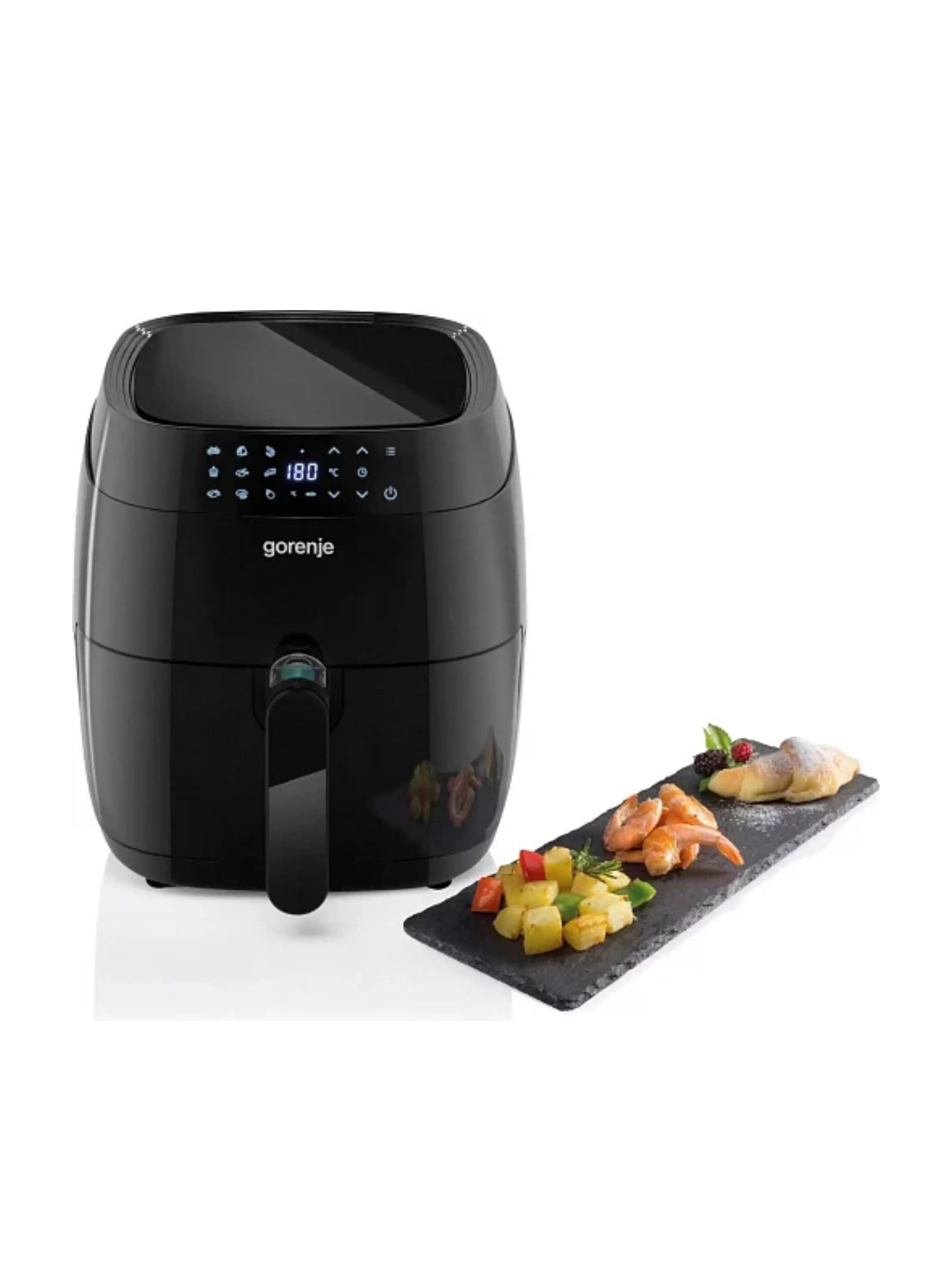 Аэрогриль Gorenje AF1409DB (1400 Вт, 3.5 л, упр. - сенсорное, программ - 9, таймер на - 60 мин, крышка - съемная)-1