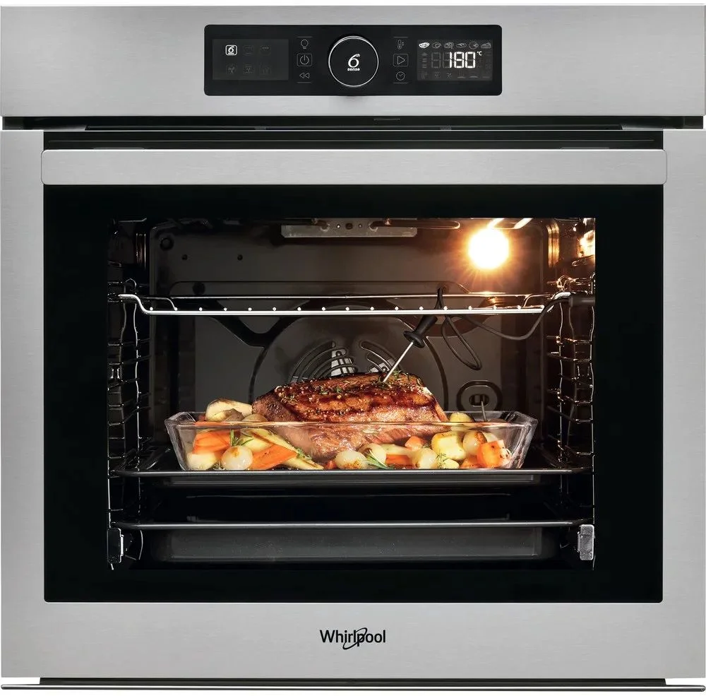 Духовой шкаф Whirlpool AKZ9 9480 IX (73 л / до 250 °C / Нерж, сталь / Пиролиз / Гриль / Телескоп. напр. / сенсорный экран /термощуп/ SoftClosing / A+)-0