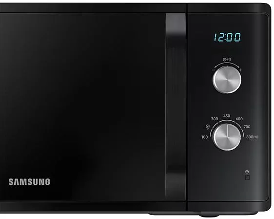 Микроволновая печь Samsung MS23K3614AK (23 л, 800 Вт, переключатели поворотный механизм, дисплей, черный)-6