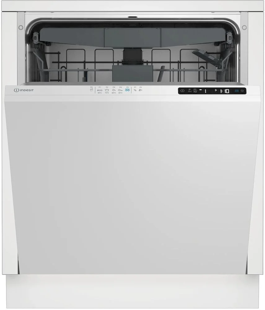 Машина посудомоечная встраиваемая 60 см Indesit DI 5C29 (15 комплектов / 3 полки / расход воды - 9,9 л / Selfdry / Overflow / А)-0