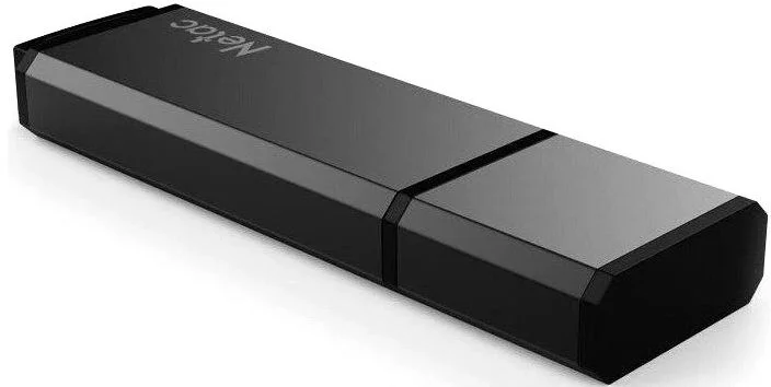Память USB3.0 Flash Drive 32Gb Netac U351 Алюминиевый BLACK /NT03U351N-032G-30BK/-0