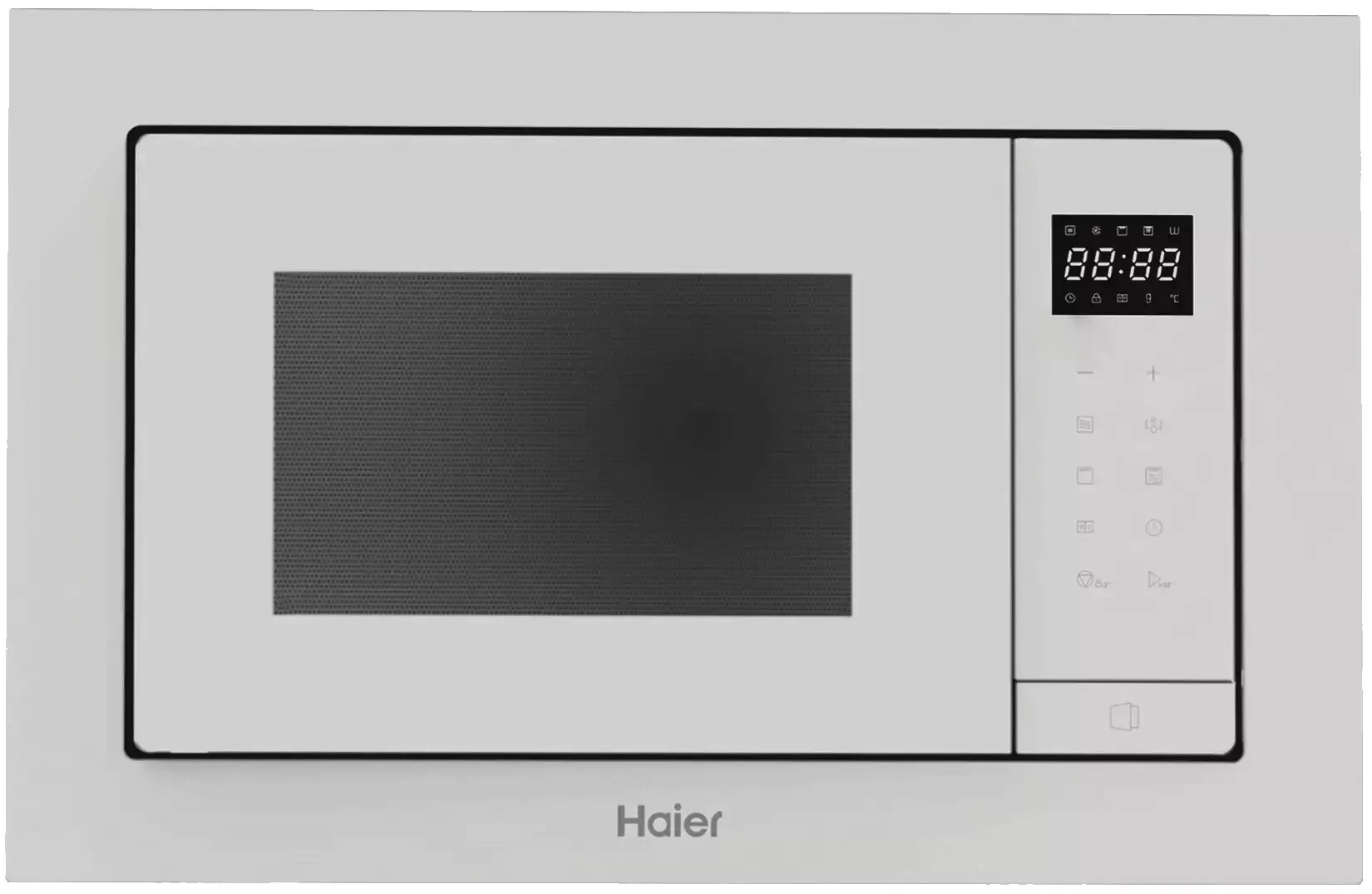 Микроволновая печь встраиваемая Haier HMX-BTG207W (Белая / 20 литров / ширина - 59,4 см / 700 Вт / Гриль 1000 Вт)-0