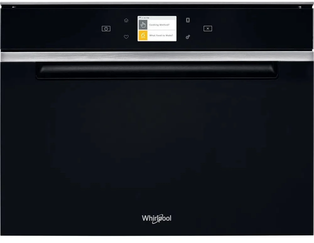 Микроволновая печь встраиваемая с паром Whirlpool W9I MW261 (Чёрная / 40 литров / ширина -59,5 см / 900 Вт /Гриль 1600 Вт / 6th SENSE/ Wi-Fi)-0