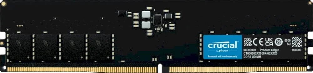 Память DDR5 32GB 5200Mhz Crucial  CT32G52C42U5-0