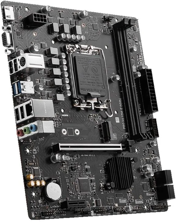 RFB Материнская плата MSI PRO H610M-E DDR4 /LGA 1700, Intel H610, 2xDDR4, 1xM2, 4xSATA, HDMI+VGA, Micro-ATX/-0